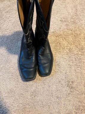 Ariat Black Leather Western Boots